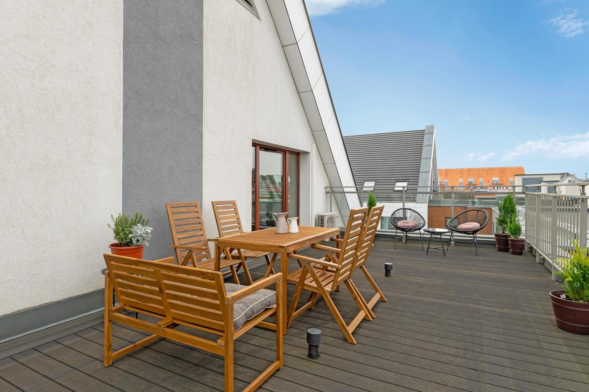 Nowa Motlawa Spa, Pool, Gym & Parking By Downtown Apartments Gdansk Exterior foto